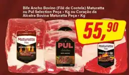 Rede Supermarket Bife Ancho Bovino (Filé de Costela) Maturatta ou Pul Selection Peça oferta