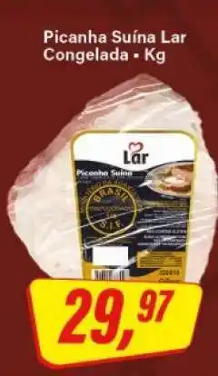 Rede Supermarket Picanha Suína Lar Congelada oferta