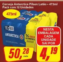 Rede Supermarket Cerveja Antarctica Pilsen Latão oferta