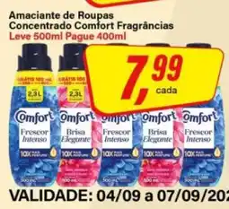 Rede Supermarket Amaciante de Roupas Concentrado Comfort Fragrâncias oferta