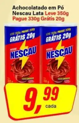 Rede Supermarket Nescau oferta