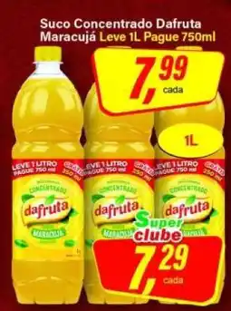 Rede Supermarket Suco Concentrado Dafruta Maracujá oferta
