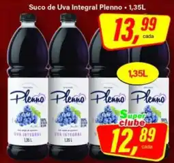 Rede Supermarket Suco de Uva Integral Plenno oferta