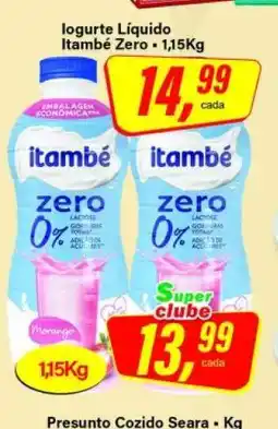 Rede Supermarket Iogurte Líquido Itambé Zero oferta