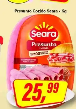Rede Supermarket Presunto Cozido Seara kg oferta