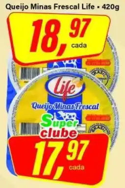 Rede Supermarket Queijo Minas Frescal Life oferta