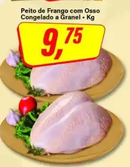 Rede Supermarket Peito de Frango com Osso Congelado a Granel oferta