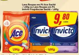 Rede Supermarket Lava Roupas em Pó Ace ou Invicto oferta