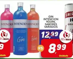Supermercado Bem Barato Gin intencion sabores variados oferta