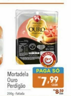 Supermercados Condor Mortadela ouro perdigao oferta