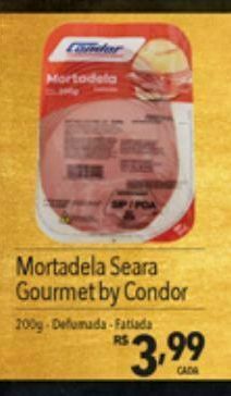Supermercados Condor Mortadela seara oferta