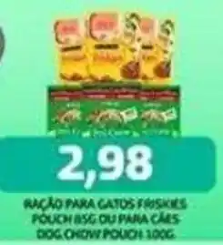 Supermercados Queiroz Ração para gatos friskies oferta