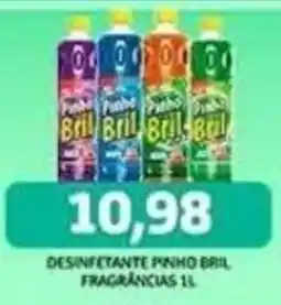 Supermercados Queiroz Desinfetante pinho bril fragrâncias oferta