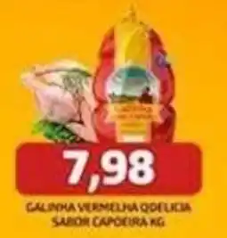 Supermercados Queiroz Galinha vermelha qofelica sabor capoeira kg oferta
