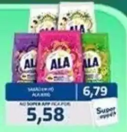 Supermercados Queiroz sabão em pó ala oferta