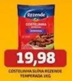 Supermercados Queiroz Costelinha suína rezende temperada oferta