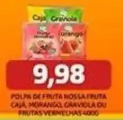 Supermercados Queiroz Polpa de fruta nossa fruta oferta