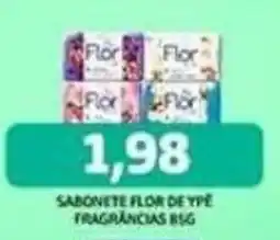 Supermercados Queiroz Sabonete flor de ype fragrâncias 85g oferta