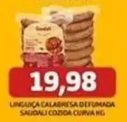 Supermercados Queiroz Linguiça calabresa defumada oferta