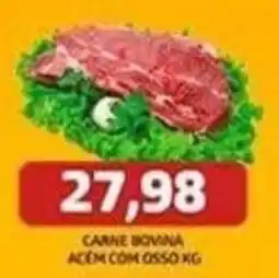 Supermercados Queiroz Carne bovina acém com osso kg oferta