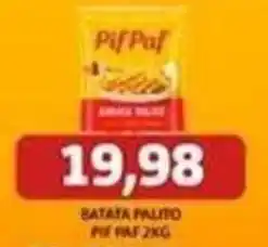 Supermercados Queiroz batata palito pif paf oferta