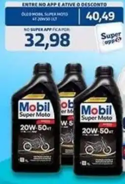 Supermercados Queiroz Óleo mobil super moto 4t 20w50 1lt oferta