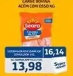 Supermercados Queiroz Carne bovina acém com osso kg oferta