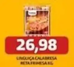 Supermercados Queiroz Linguiça calabresa oferta