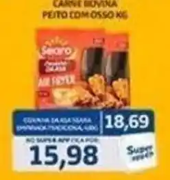 Supermercados Queiroz Carne bovina peito com osso kg oferta