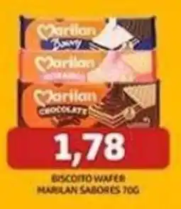 Supermercados Queiroz Biscoito wafer marilan sabores oferta