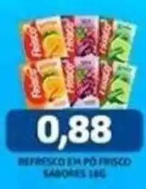Supermercados Queiroz Refresco em pó frisco sabores oferta