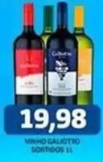 Supermercados Queiroz vinho caliottto sortidos oferta