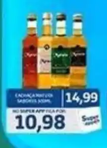 Supermercados Queiroz Cachaça nectar sabor 350ml oferta