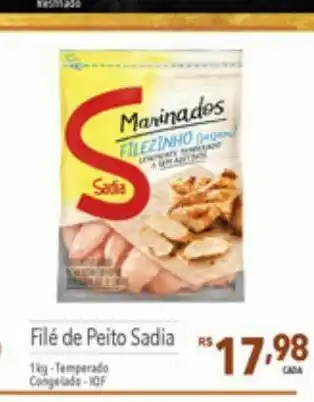 Supermercados Condor Filé de peito sadia oferta