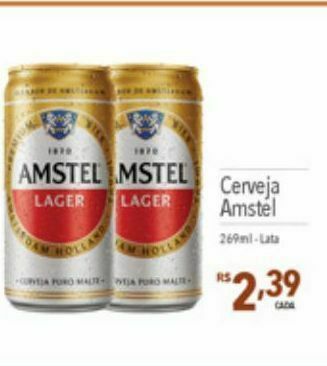 Supermercados Condor Cerveja amstel oferta