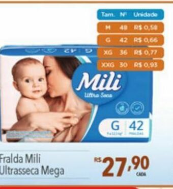 Supermercados Condor Fralda mili ultrasseca mega oferta