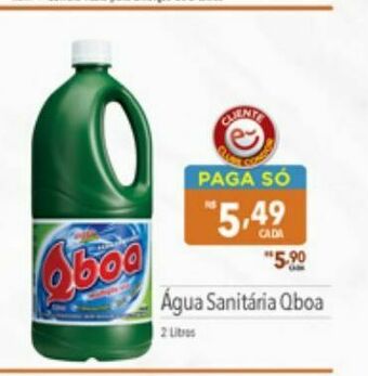 Supermercados Condor Agua sanitária qboa oferta