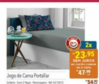 Supermercados Condor Jogo de cama portallar oferta