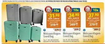 Supermercados Condor Mala para viagem grand bag oferta