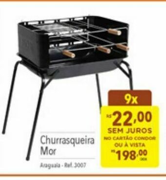 Supermercados Condor Churrasqueira mor oferta