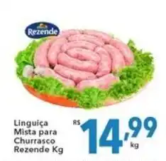 Linguica Mista Para Churrasco Rezende 1kg