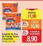 Atacadão Seara - coxinha da asa de frango congelada oferta