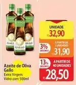 Atacadão Gallo - azeite de oliva extra virgem vidro com oferta