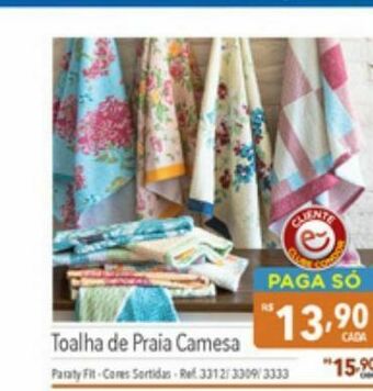 Supermercados Condor Toalha de praia camesa oferta