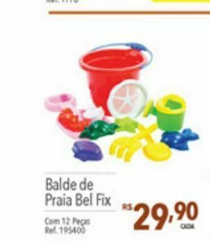 Supermercados Condor Balde de praia bel fix oferta