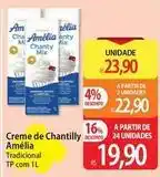 Atacadão Amélia - creme de chantilly oferta