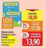 Atacadão Sempre livre - absorvente adapt oferta