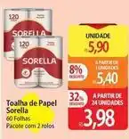 Atacadão Sorella - toalha de papel oferta