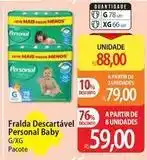 Atacadão Personal - fralda descartável baby oferta