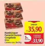 Atacadão De - hambúrguer faroeste aurora congelado oferta